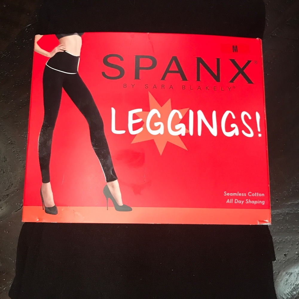 Black Cotton Spanx Leggings